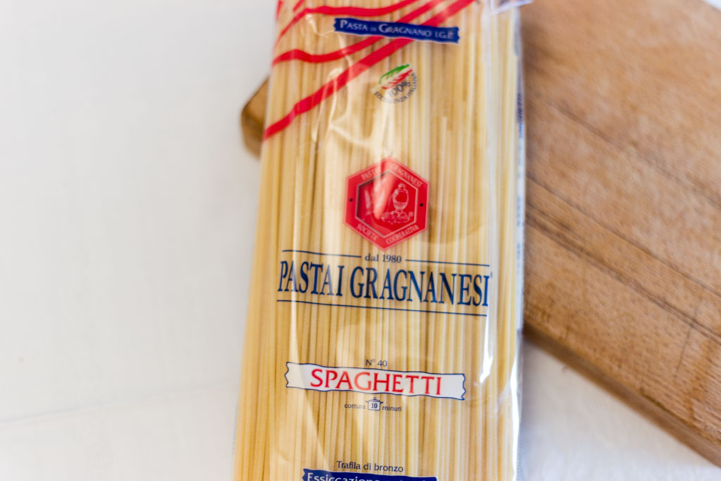 pasta di gragnano IGP spaghetti