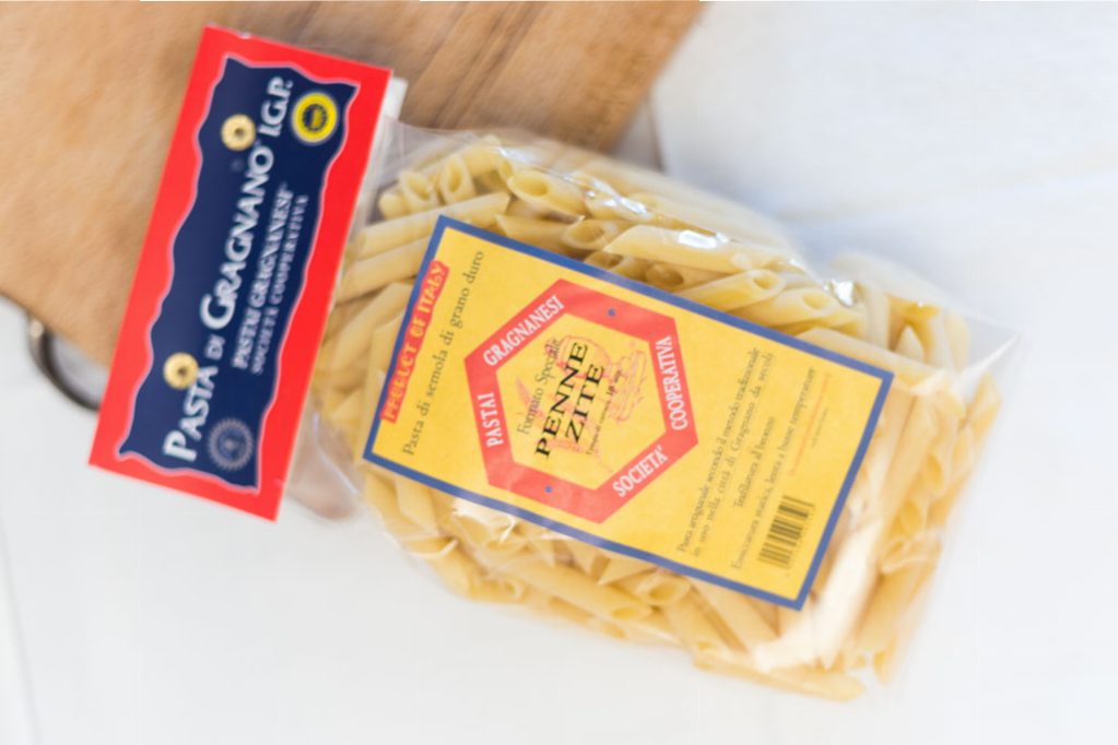 pasta di gragnano IGP penne zite